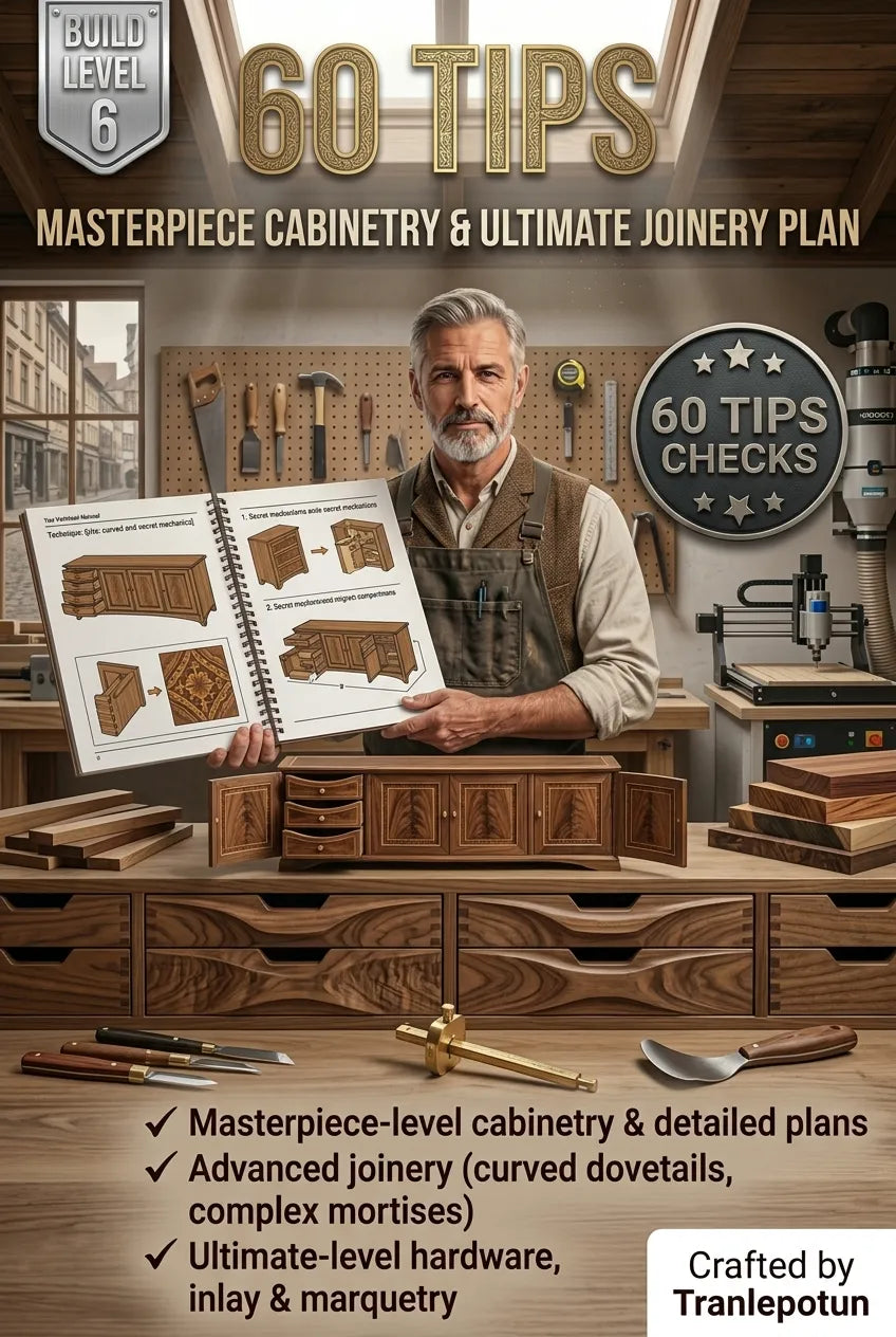 Level 6 – 60 Tips: Masterpiece Cabinetry & Ultimate Joinery
