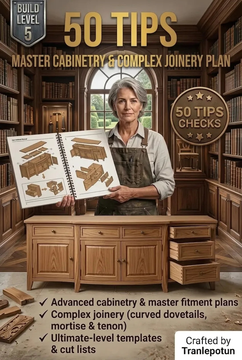 Level 5 – 50 Tips: Master Cabinetry & Complex Joinery
